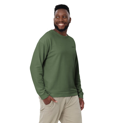 men's recycled sweatshirt clover green