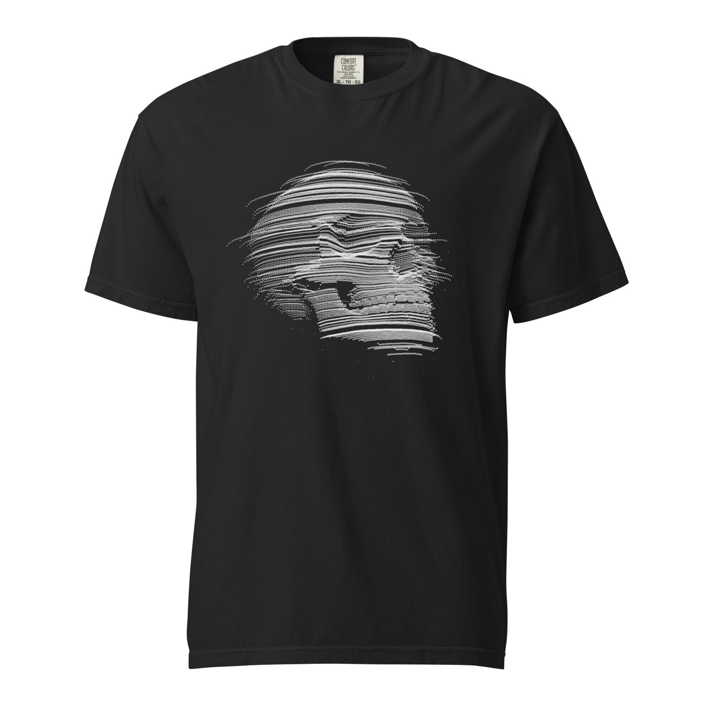 men's skull t-shirt black