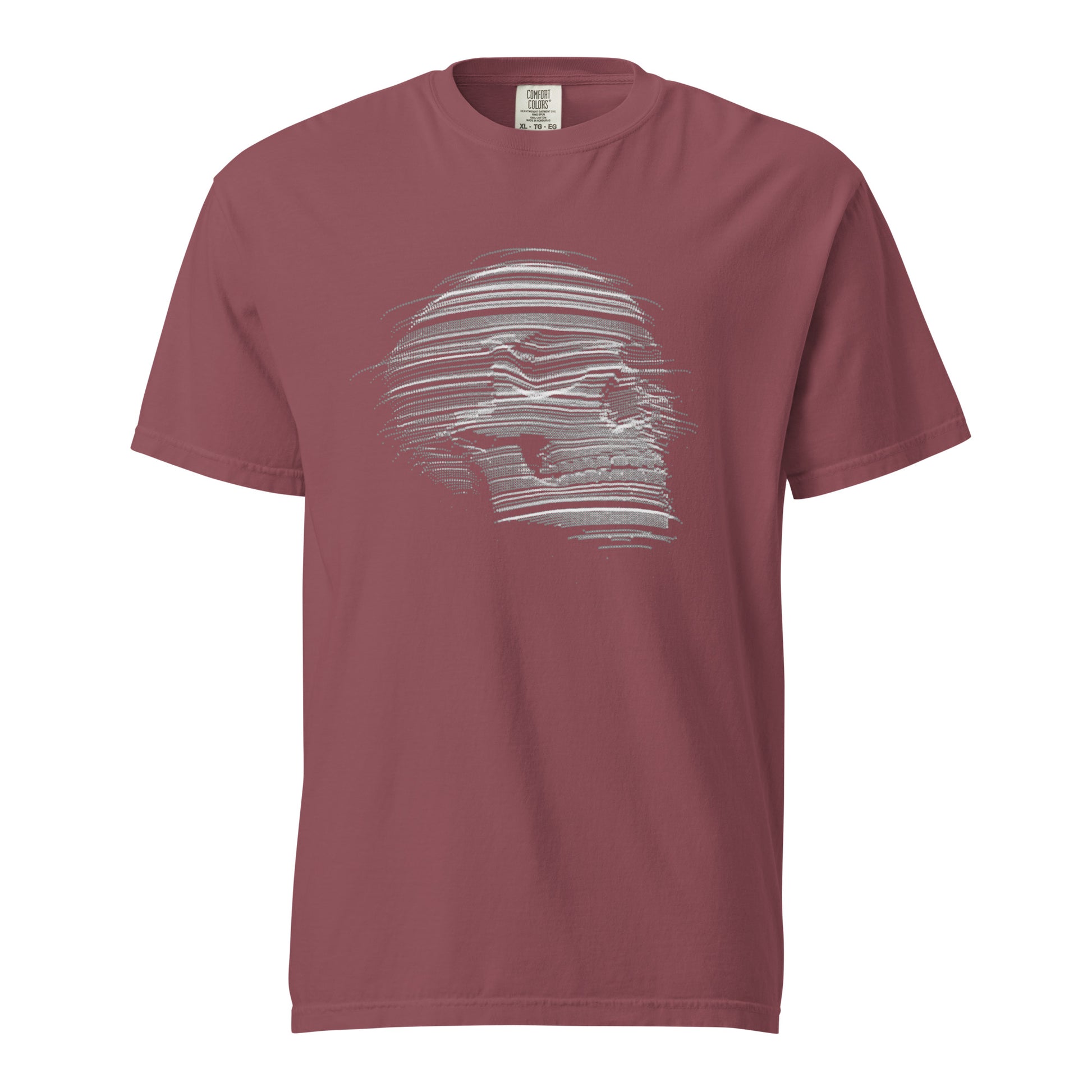 men's skull t-shirt rose gold