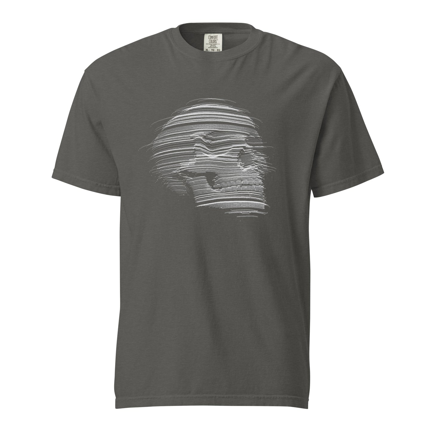 men's skull t-shirt gray