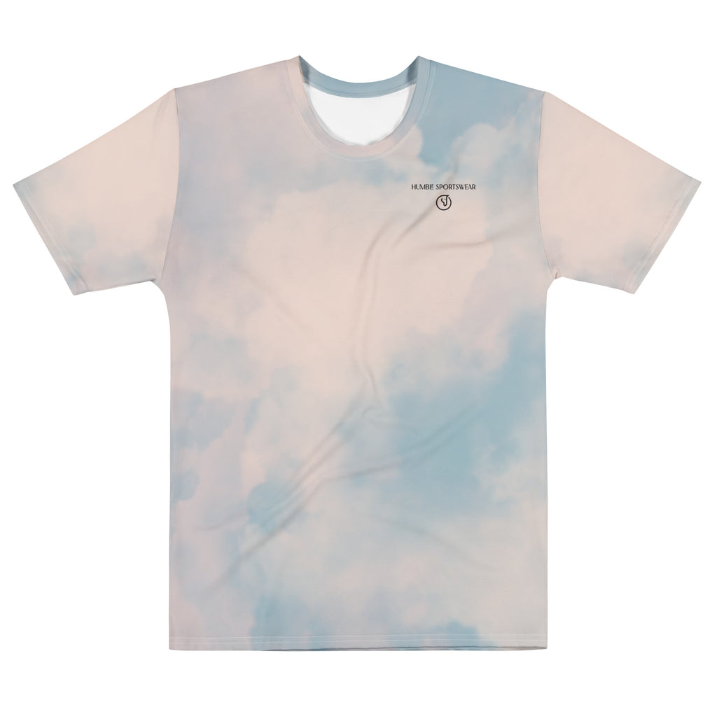 Men’s Sky Blue Cotton Crew Neck T-Shirt - Mirfia