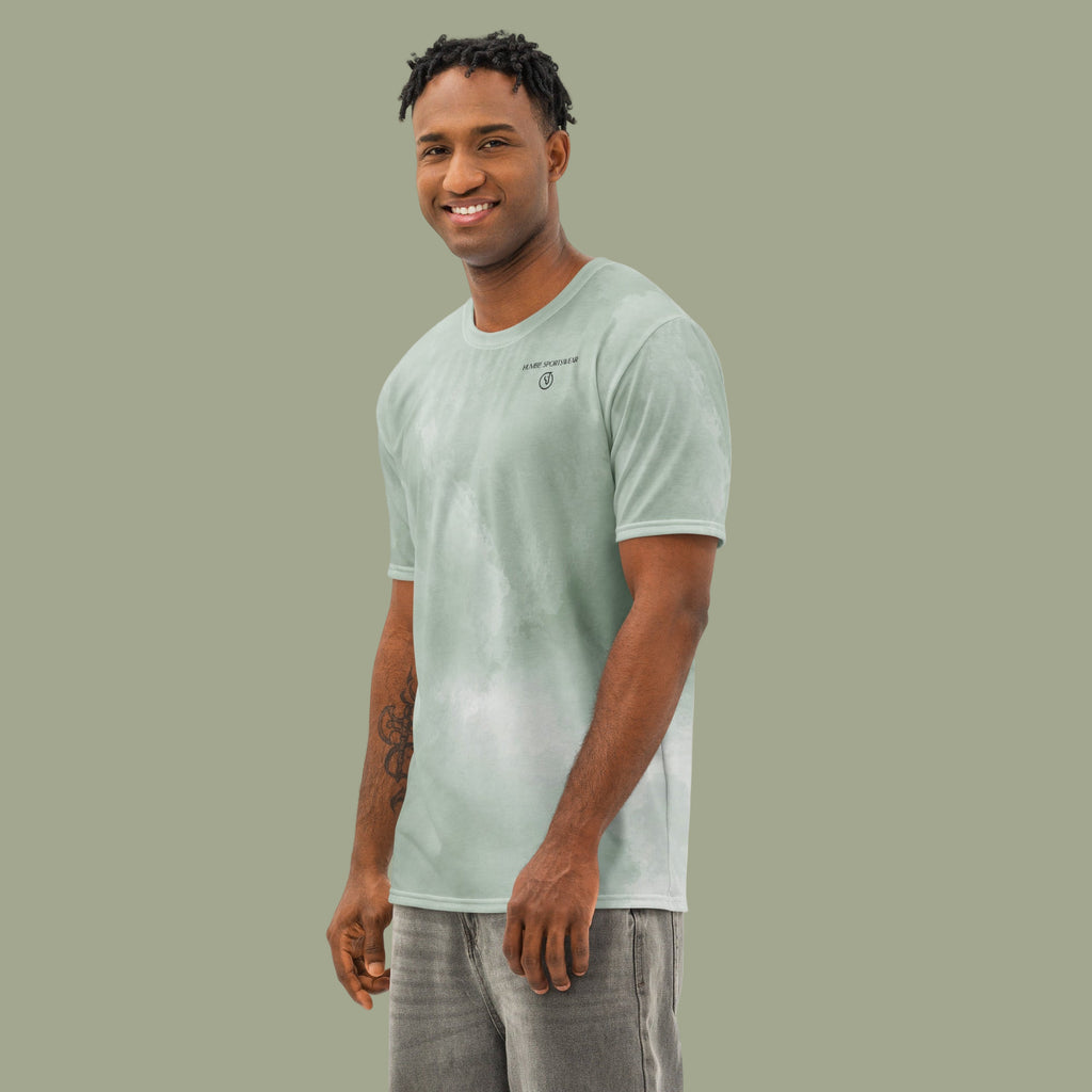 casual everyday green crew neck shirt 
