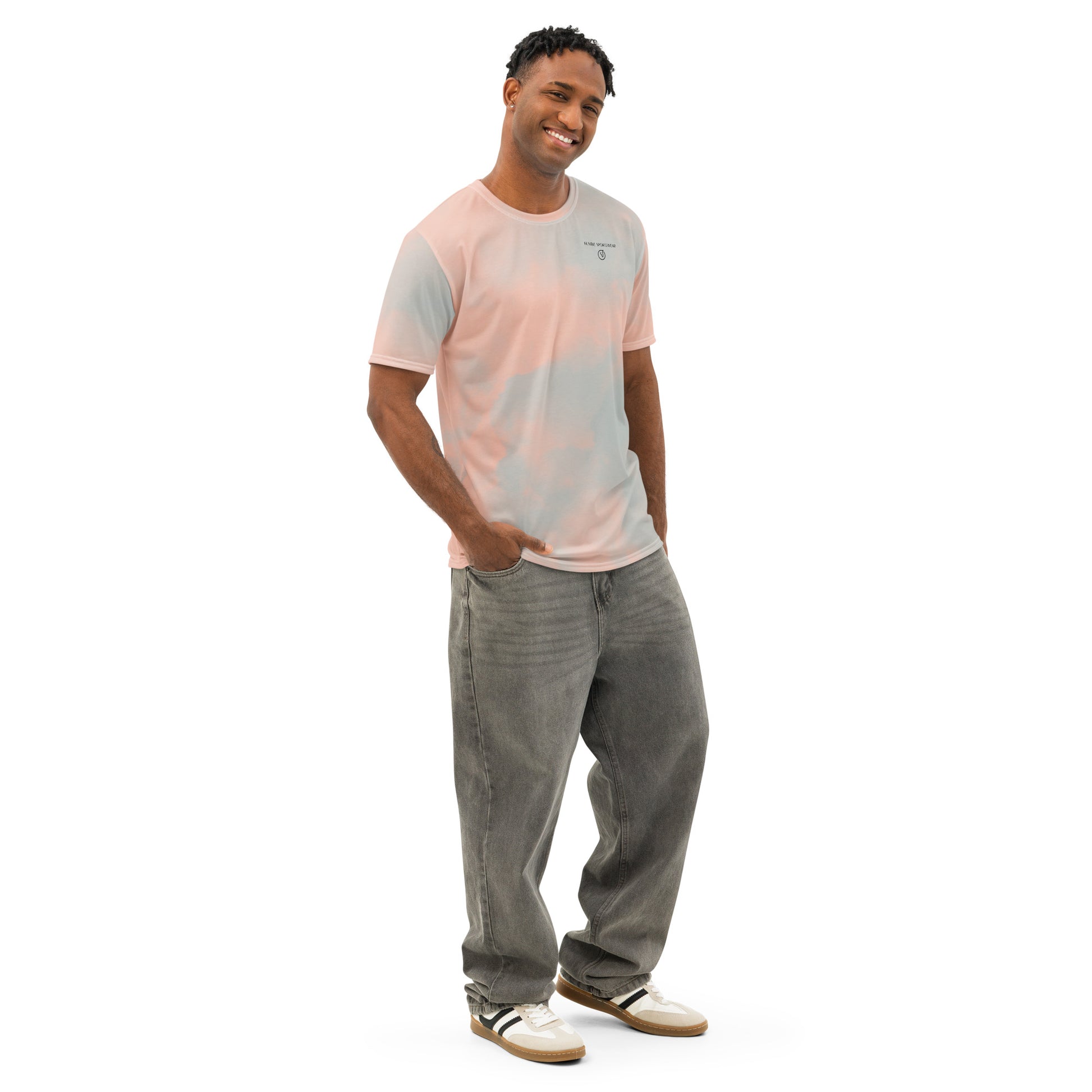 soft breathable multicolor red cotton tee for men