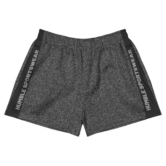 grey patterned workout shorts for men