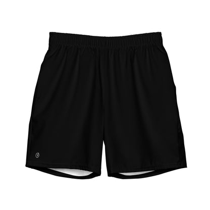 men's swim trunks black