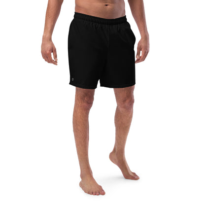 men's swim trunks black