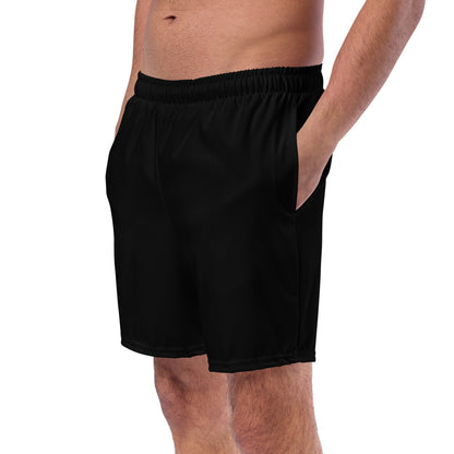 men's swim trunks black