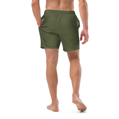 men's swim trunks green 