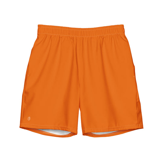 men's swim trunks orange