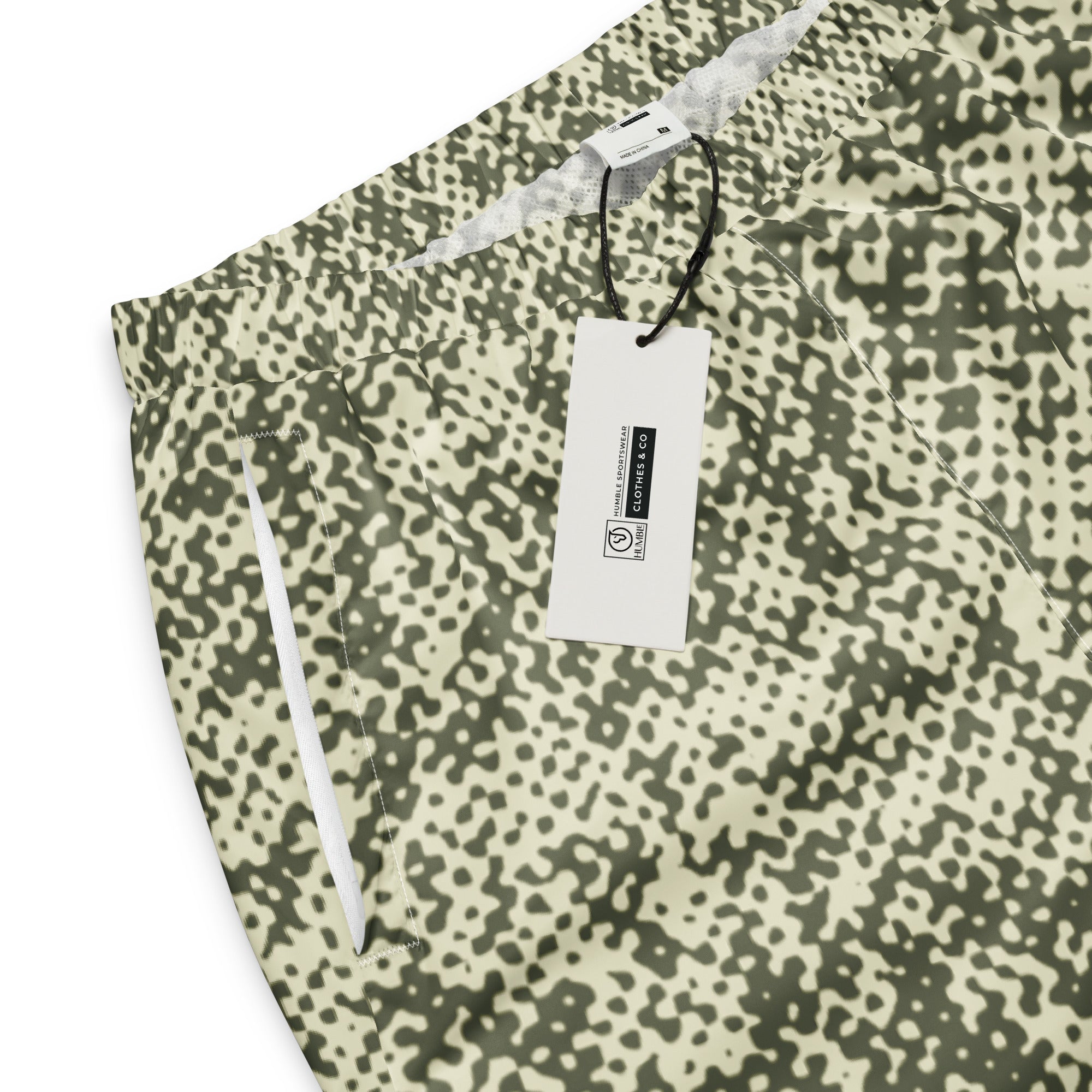 Men's Camo Green Track Pants - Mirfia