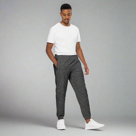 Men's Pattens Grey Track Pants - Mirfia