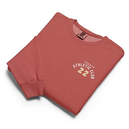 men's crimson casual crewneck pullover 