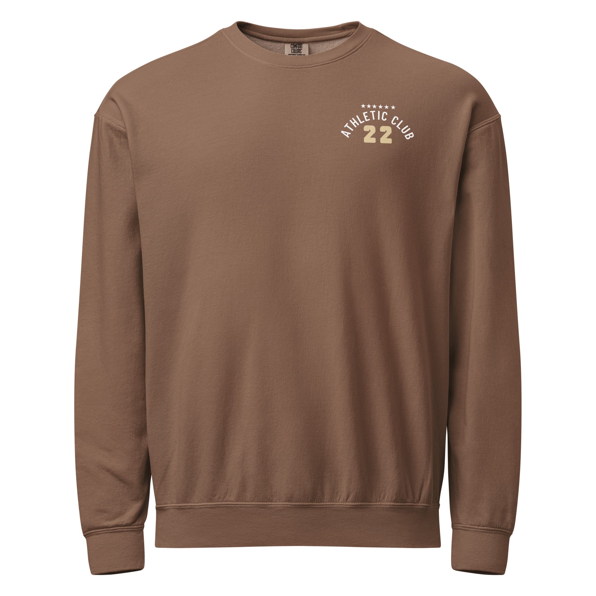 classic brown crewneck sweatshirt for men