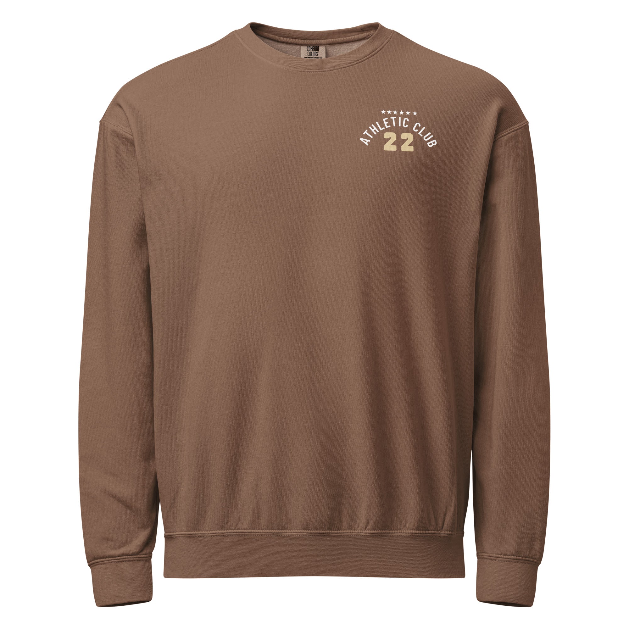classic brown crewneck sweatshirt for men