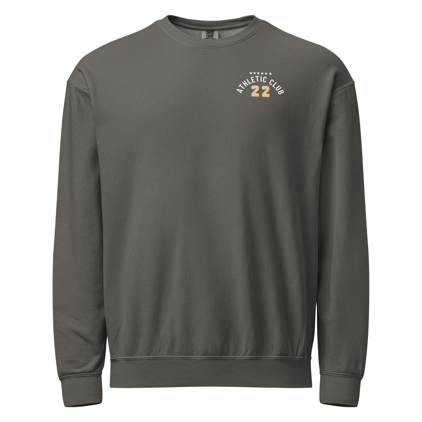 classic grey men's crewneck sweater