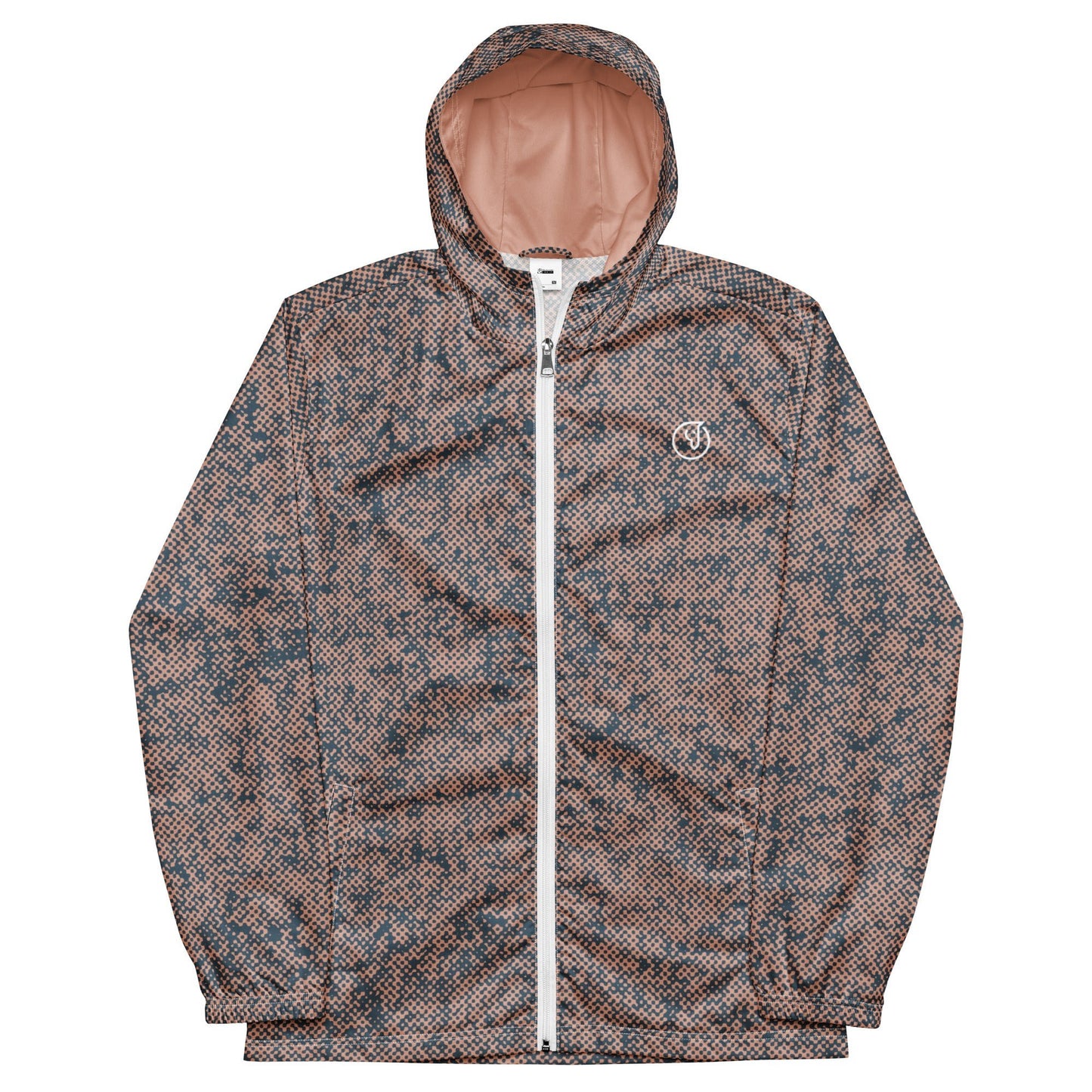 Men’s Shell Pink Camo Windbreaker - Mirfia