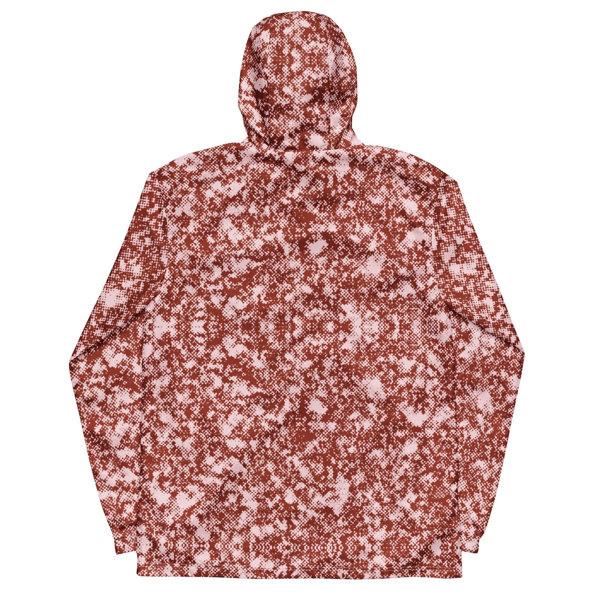 Men’s Selago Red Windbreaker Jacket - Mirfia