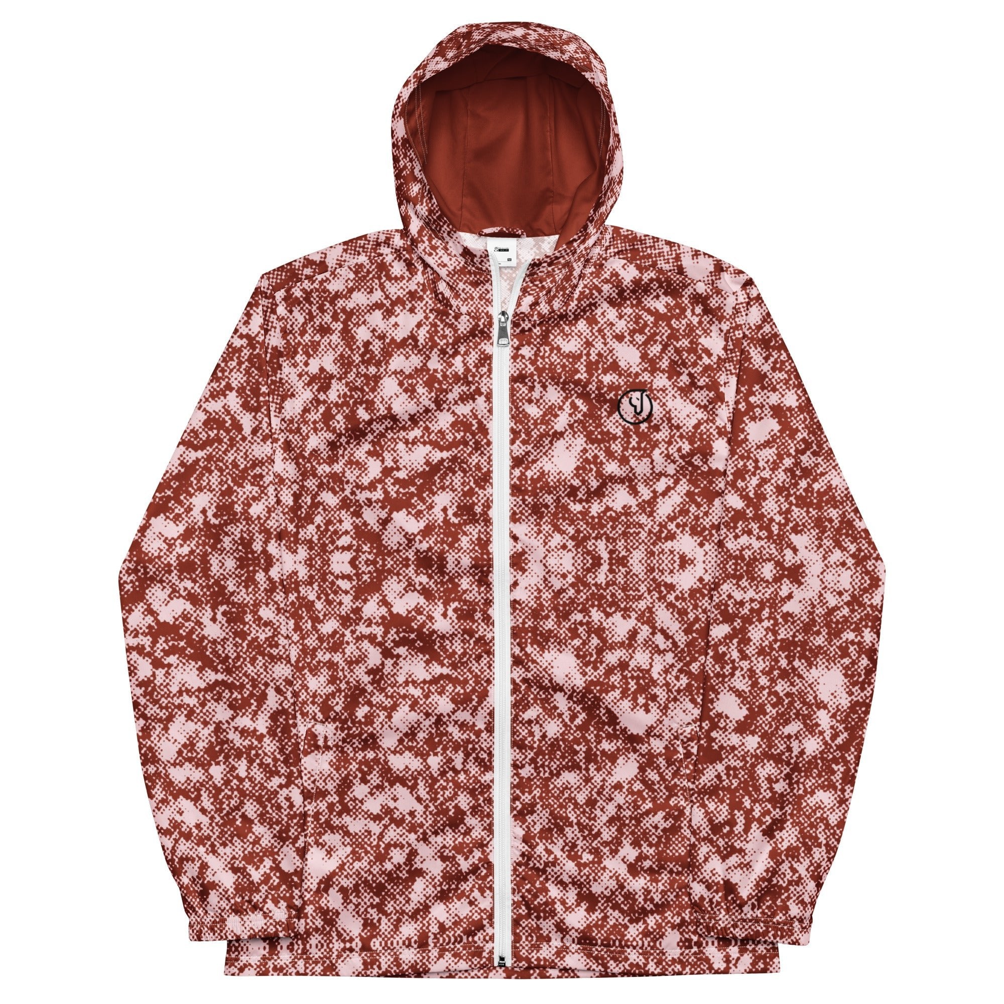 Men’s Selago Red Windbreaker Jacket - Mirfia