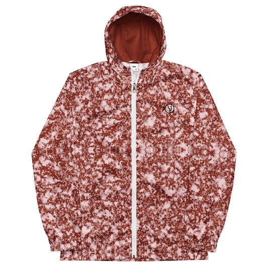 Men’s Selago Red Windbreaker Jacket - Mirfia
