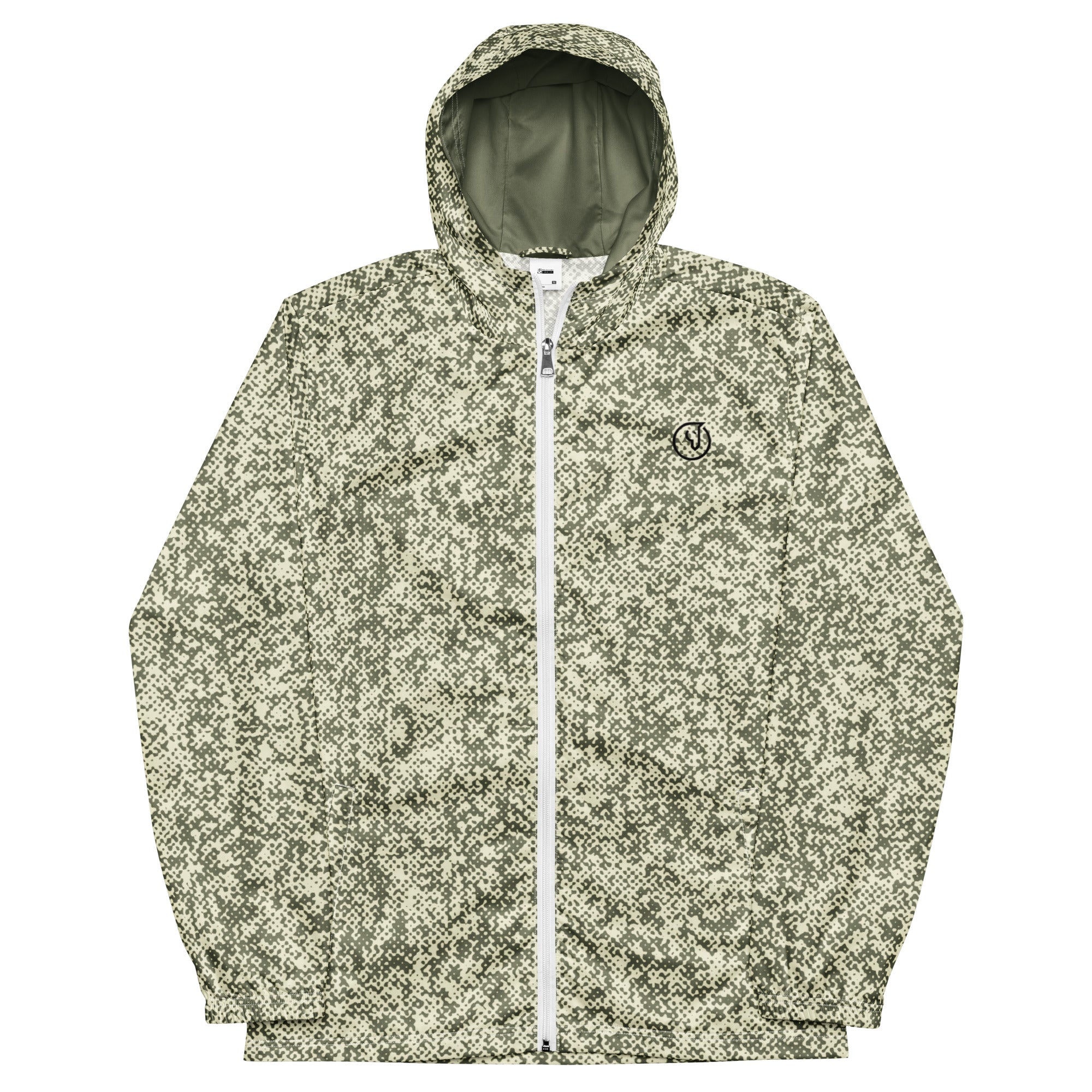 Men’s Camo Green Windbreaker - Mirfia