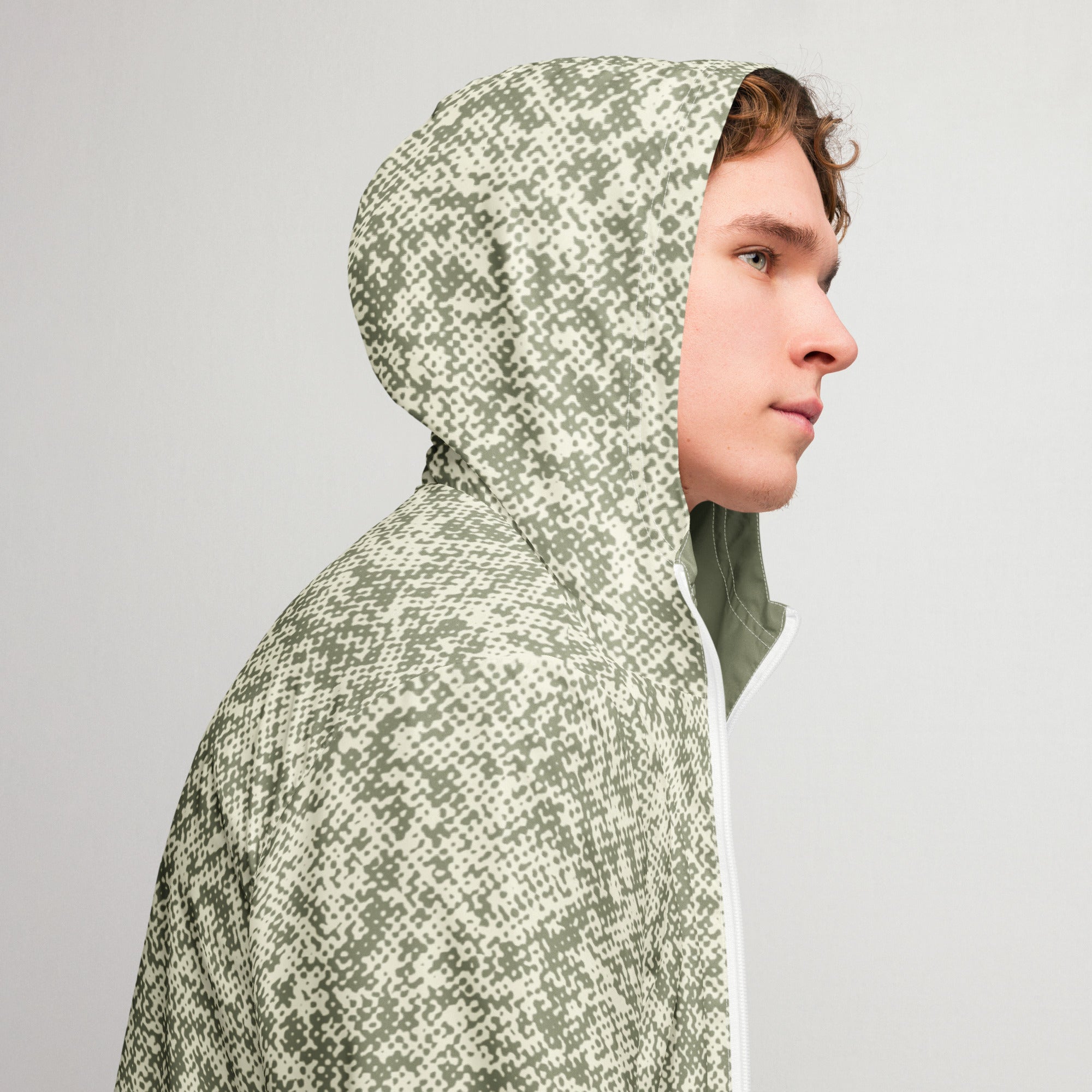 Men’s Camo Green Windbreaker - Mirfia