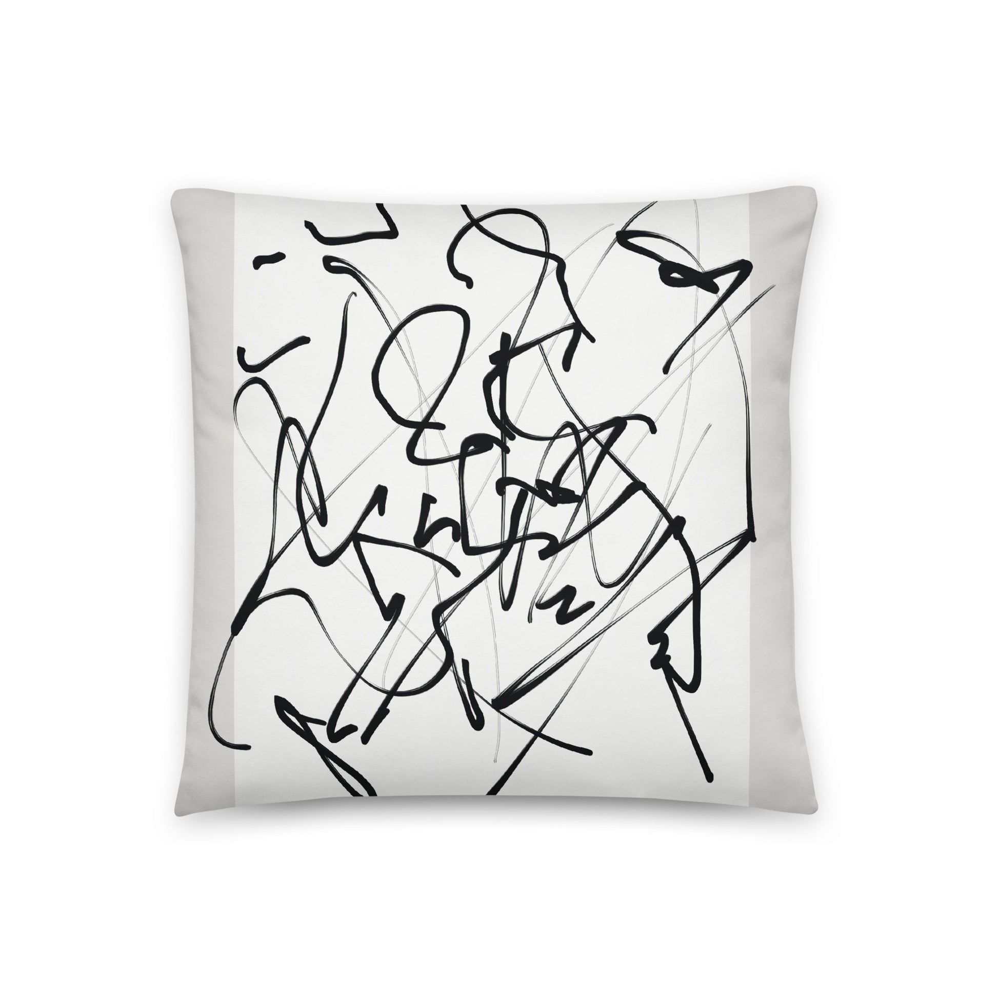 Modern Abstract Throw Pillow - Mirfia