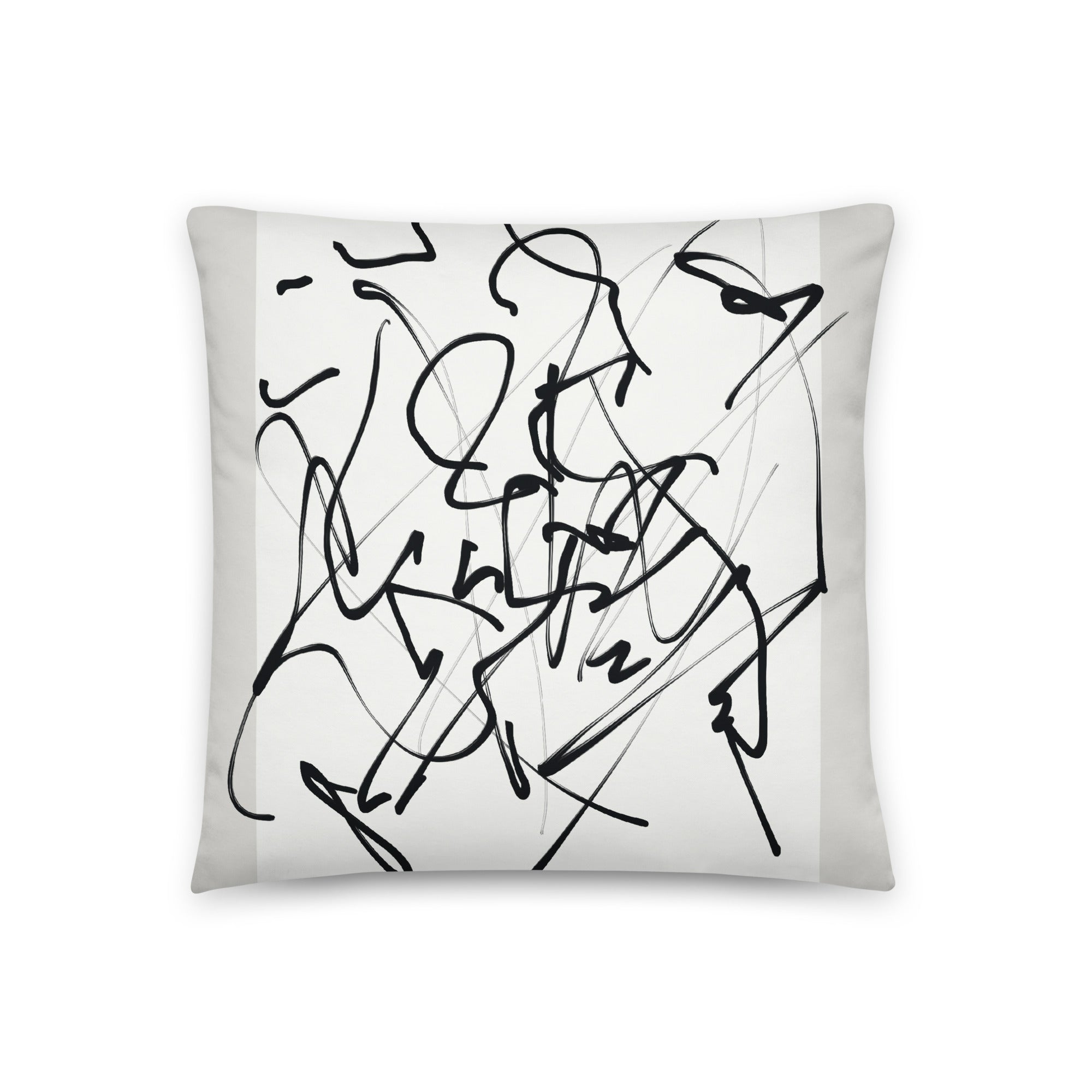 Modern Abstract Throw Pillow - Mirfia