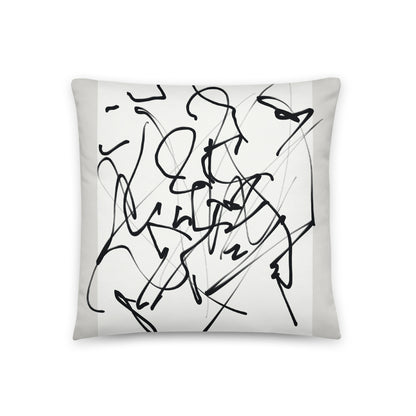 Modern Abstract Throw Pillow - Mirfia