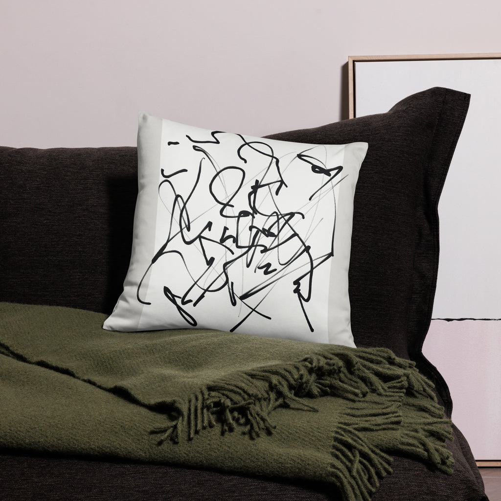 Modern Abstract Throw Pillow - Mirfia