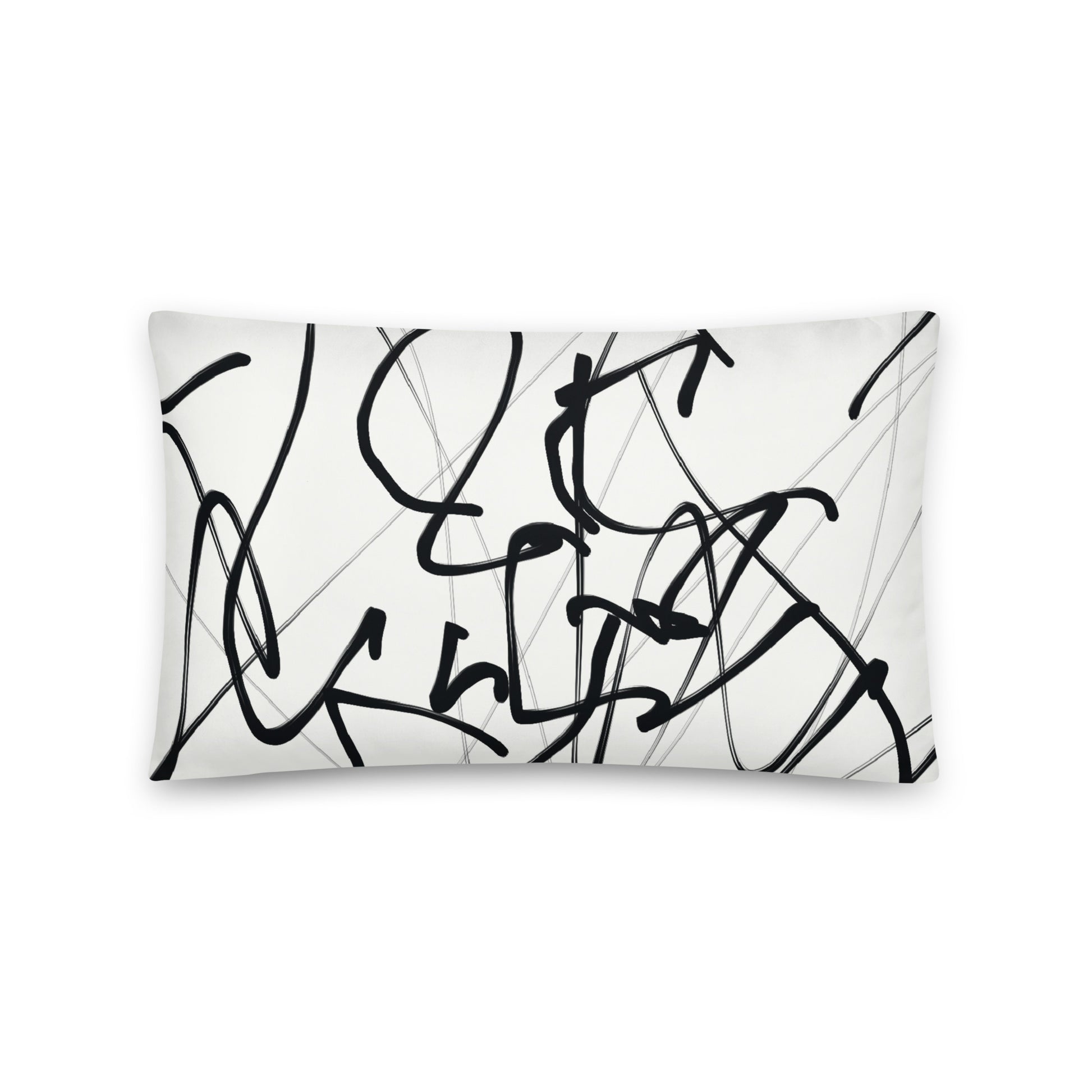 Modern Abstract Throw Pillow - Mirfia