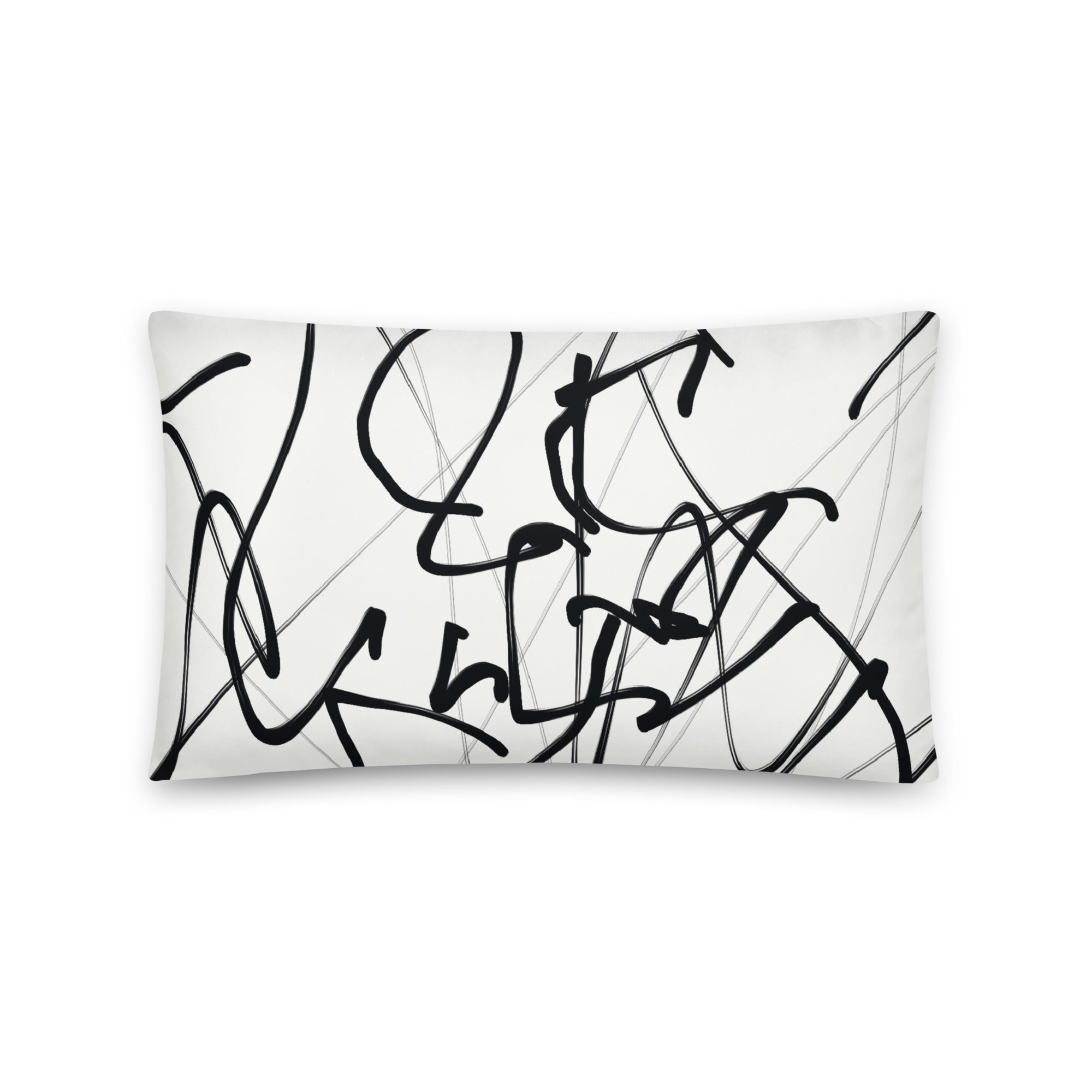 Modern Abstract Throw Pillow - Mirfia