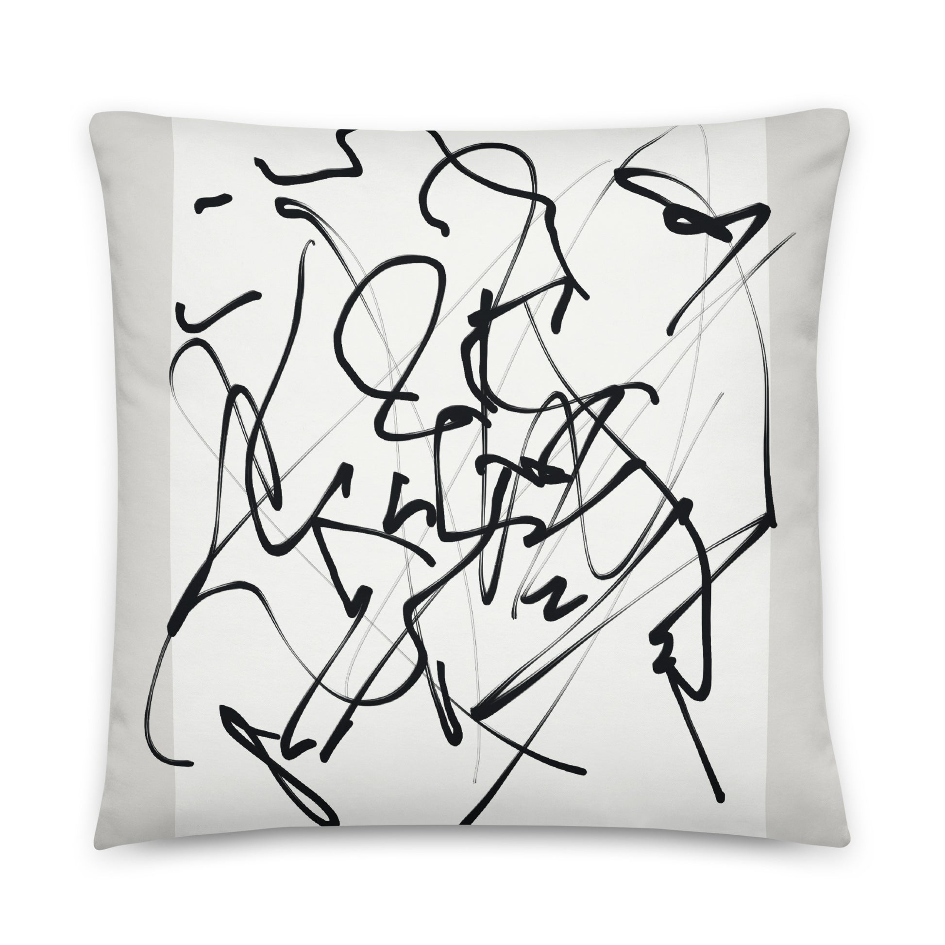 Modern Abstract Throw Pillow - Mirfia