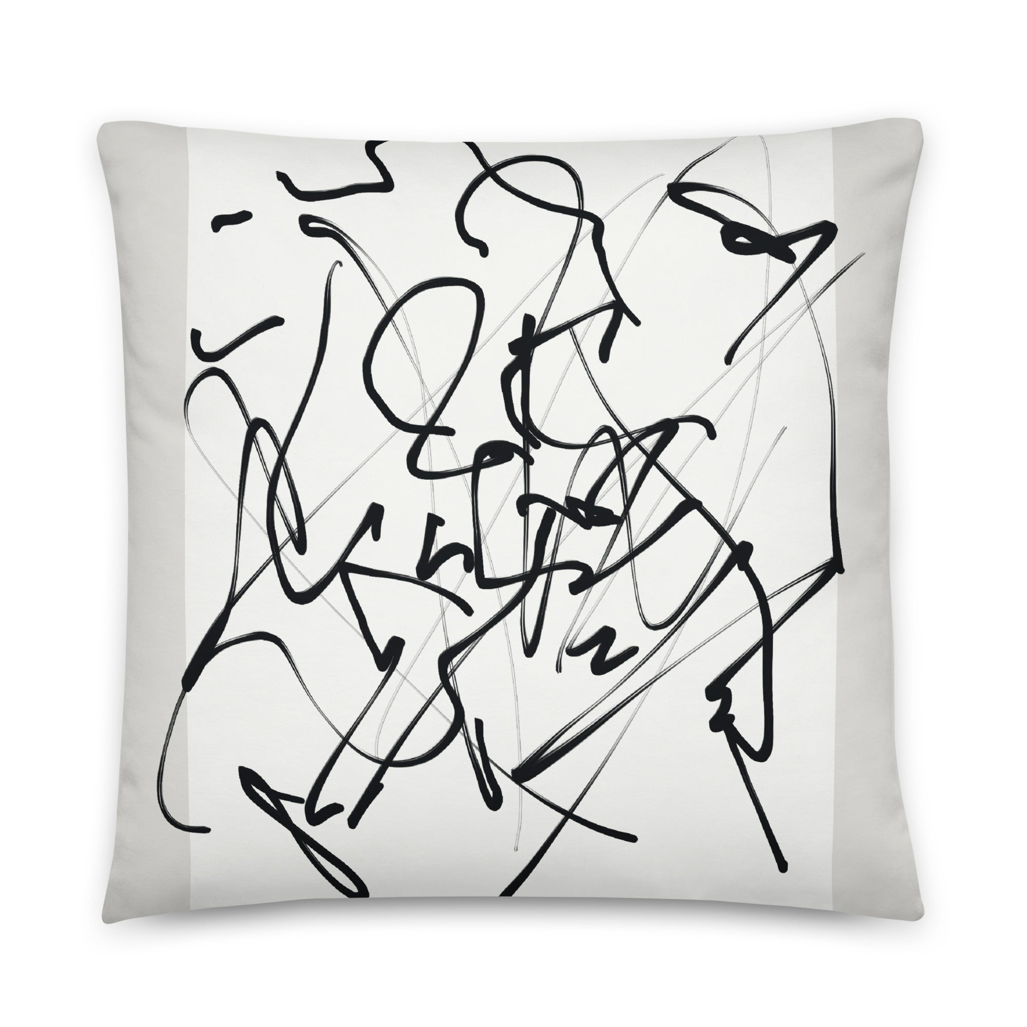 Modern Abstract Throw Pillow - Mirfia