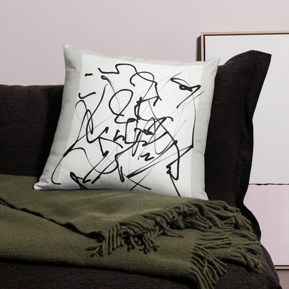 Modern Abstract Throw Pillow - Mirfia