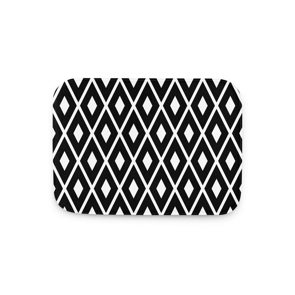 Modern Geometric Memory Foam Bath Mat - Mirfia