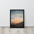 nature wall art sunset scene