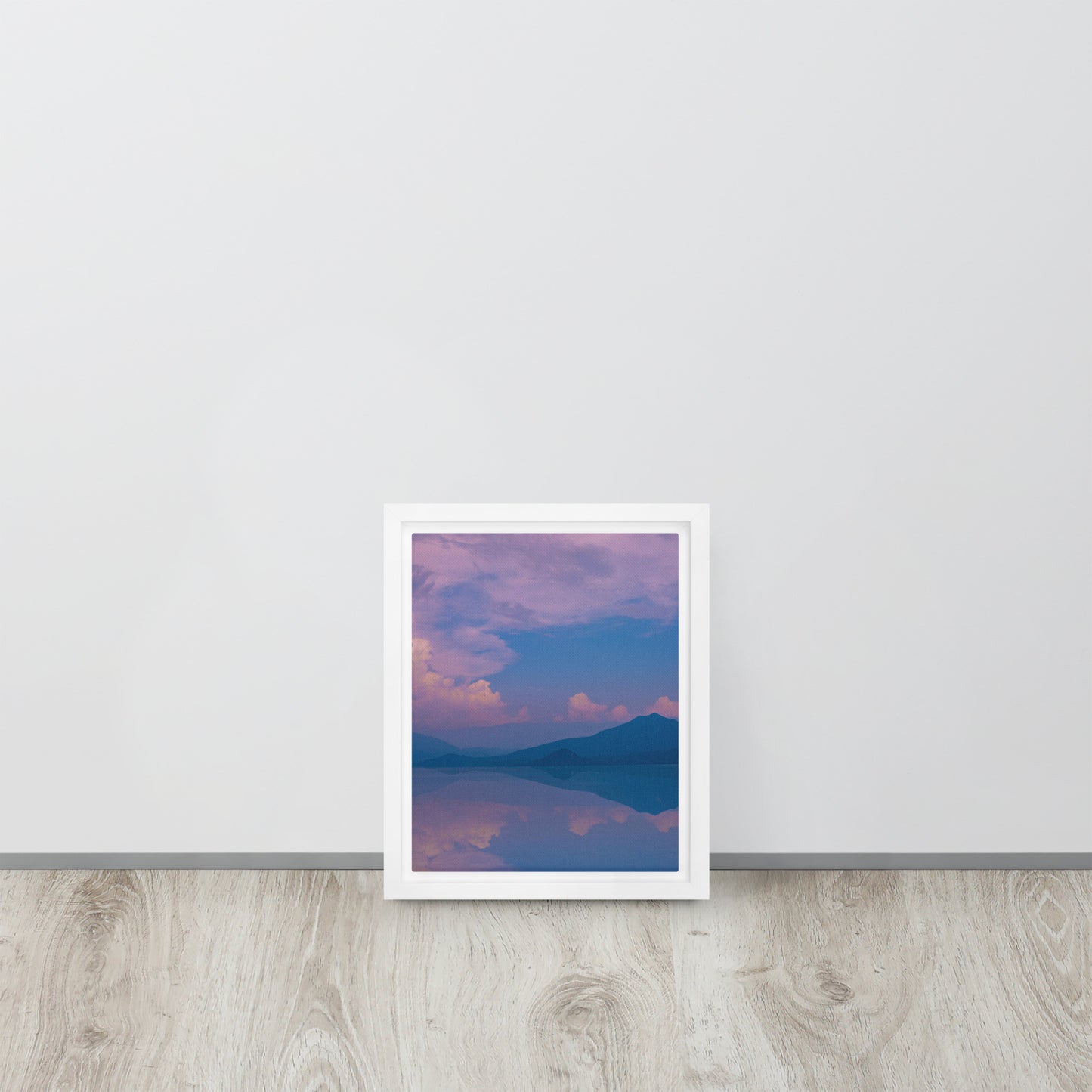 mountain framed canvas art 