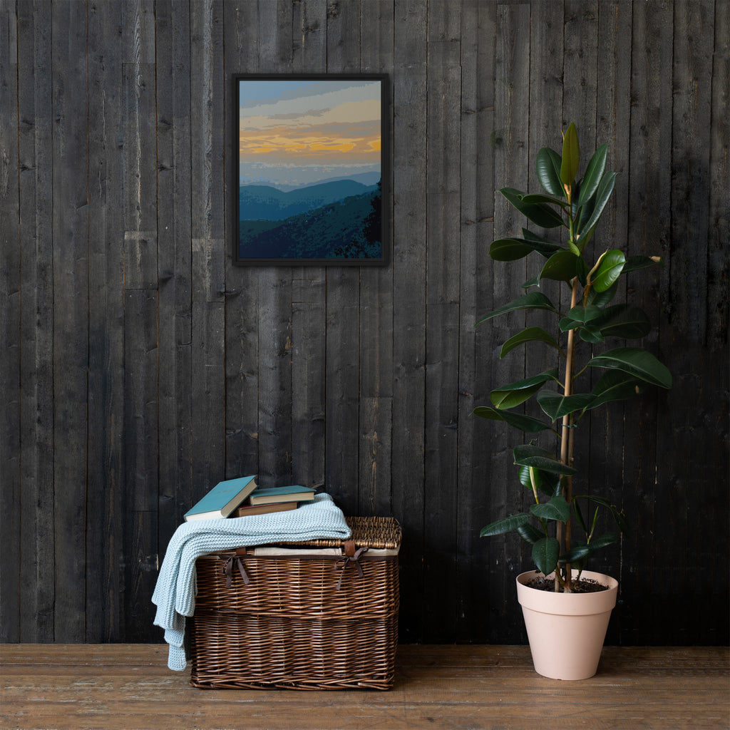 scenic mountain canvas wall decor 