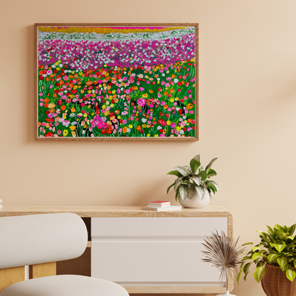 floral abstract wall art 