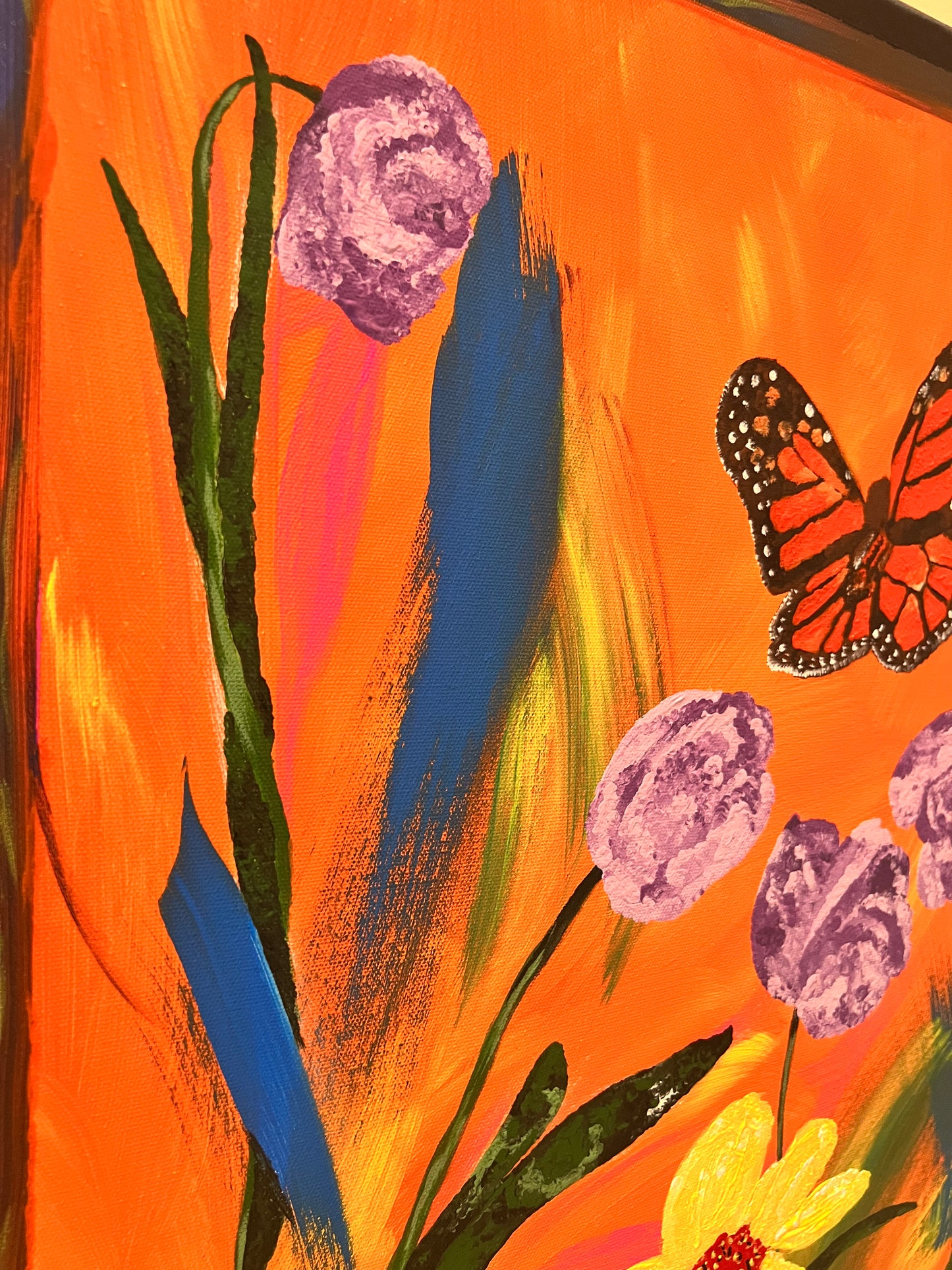 colorful flower decor 