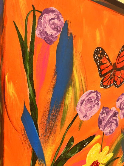 colorful flower decor 