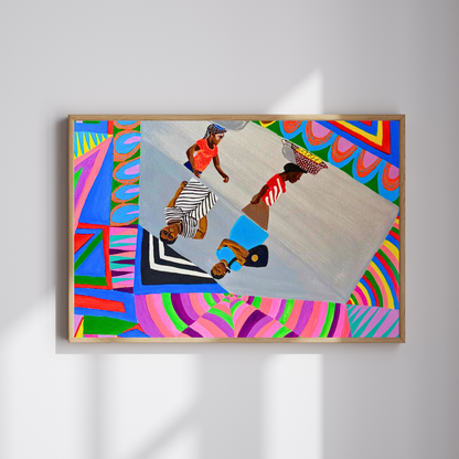 caribbean fine art painting on canvas 