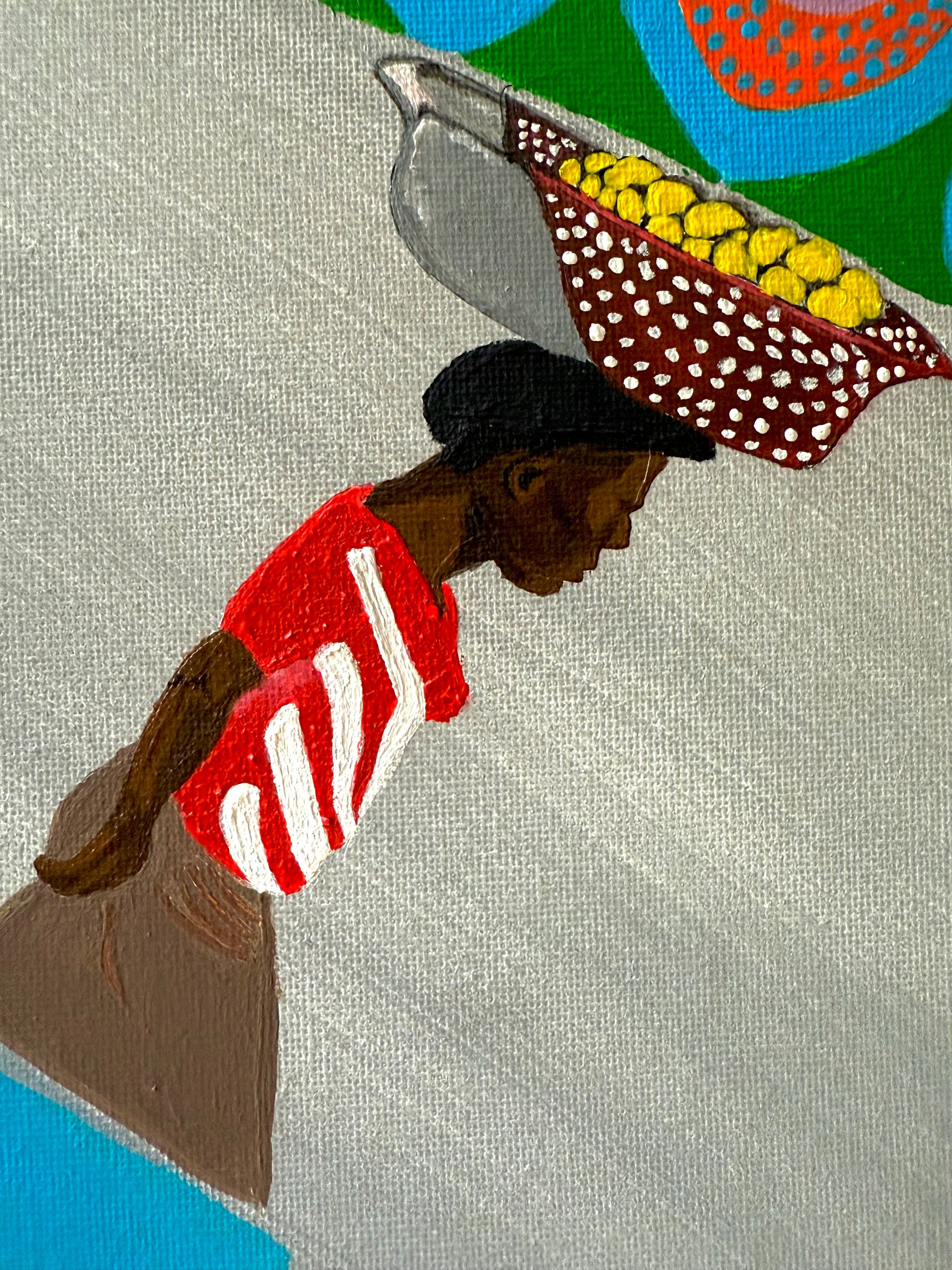 authentic haitian abstract realism art 