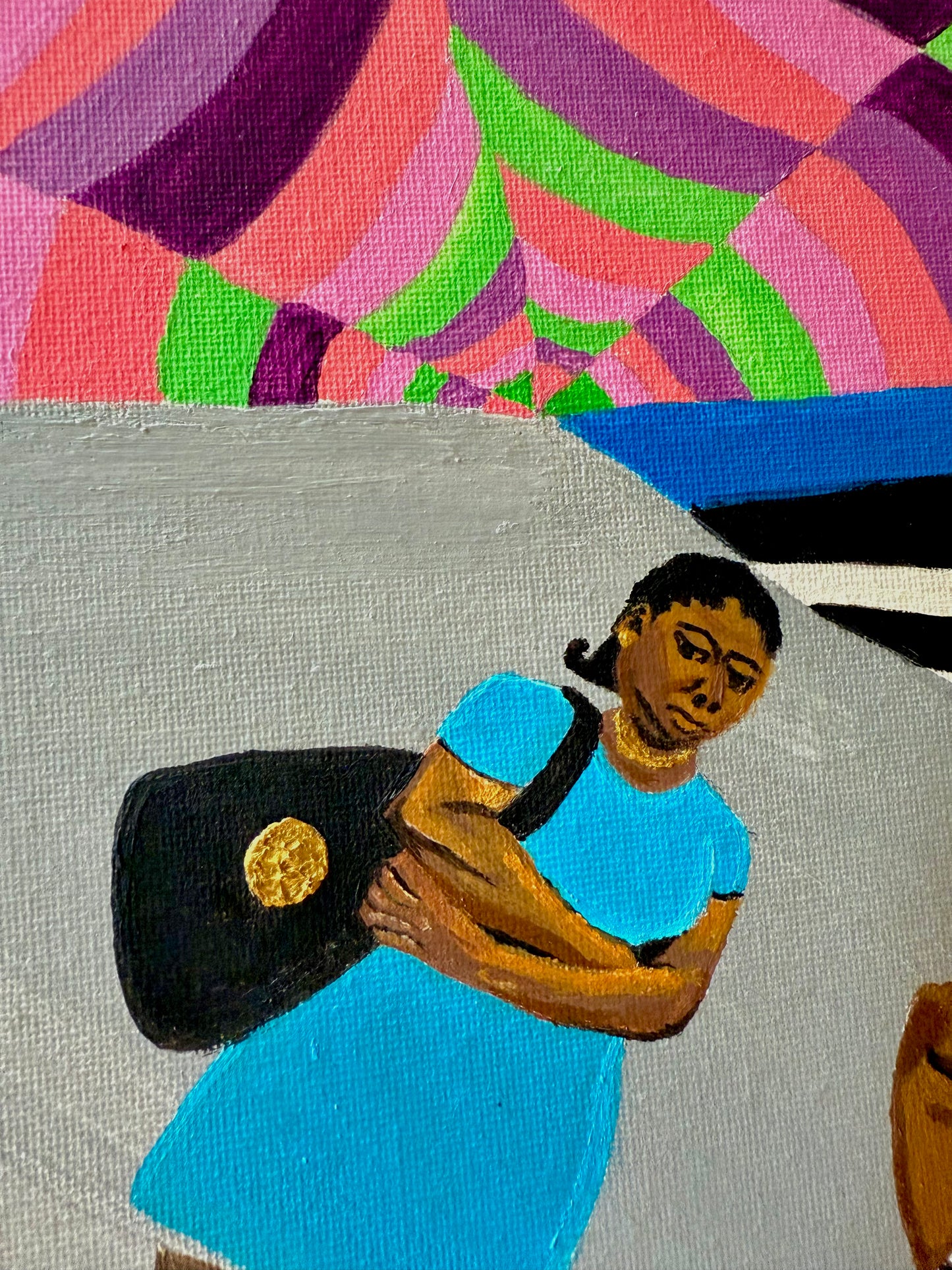 colorful realism haitian painting