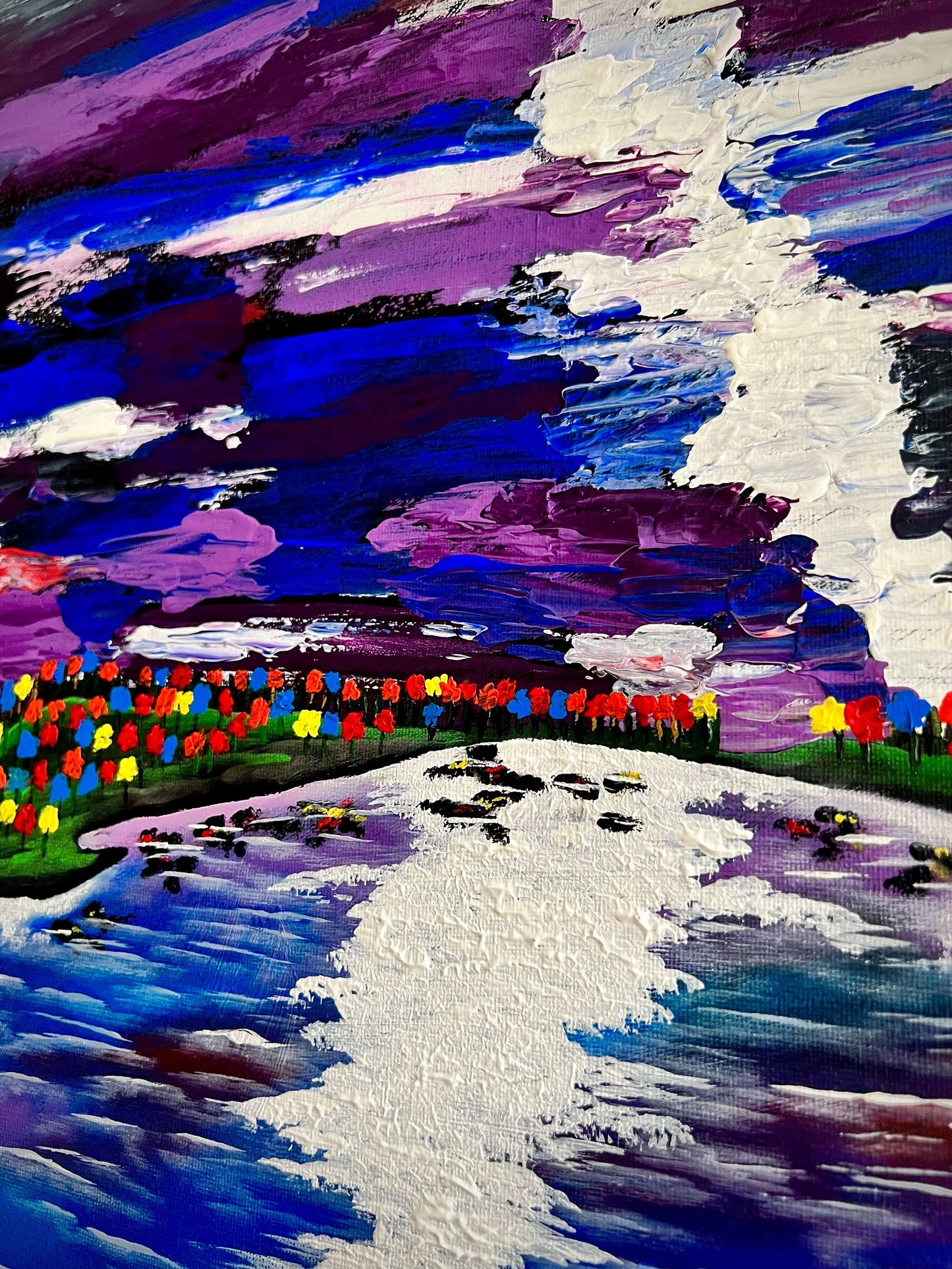 contemporary dark wall art 