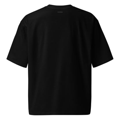 men’s heavyweight cotton printed t-shirt black