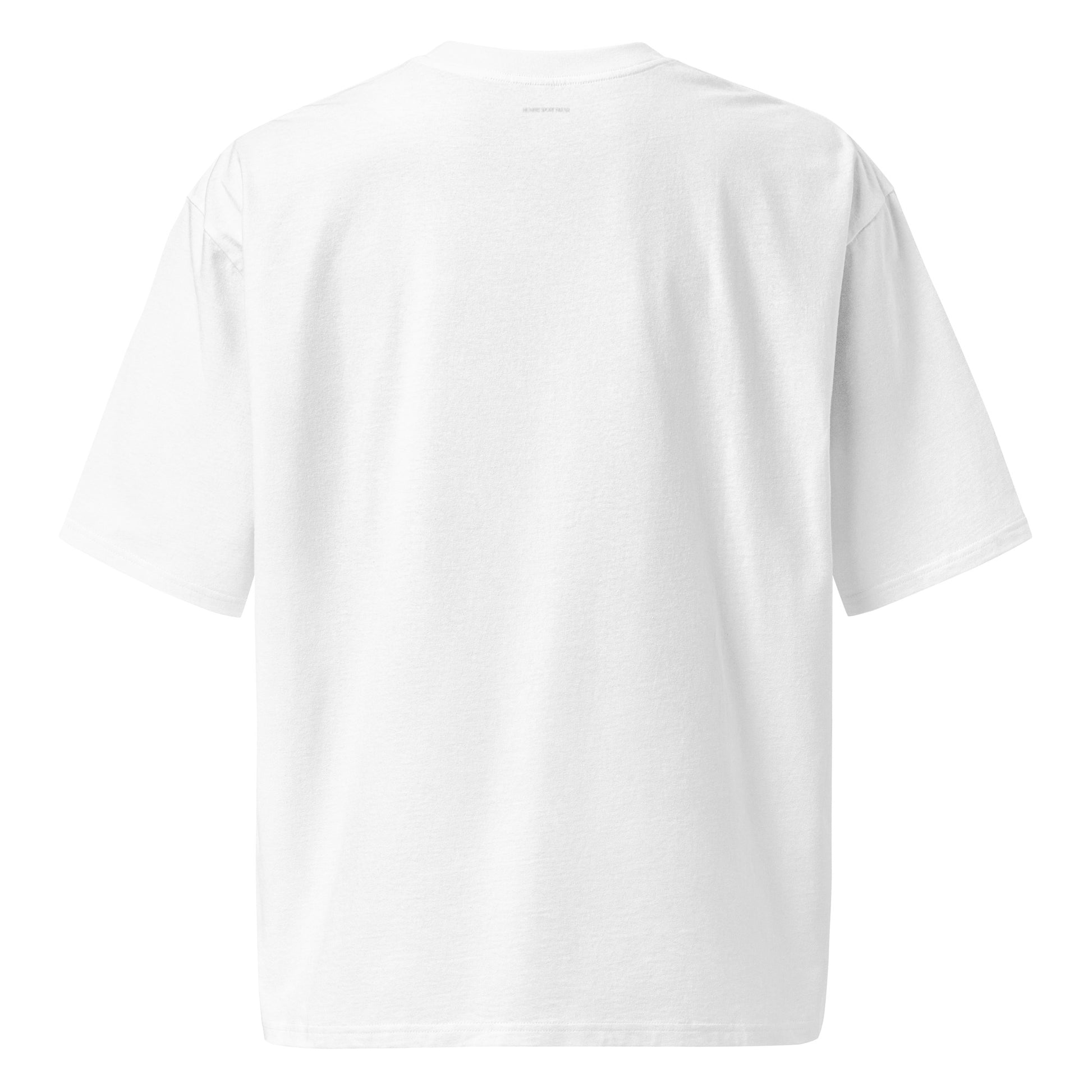 men’s heavyweight cotton printed t-shirt white