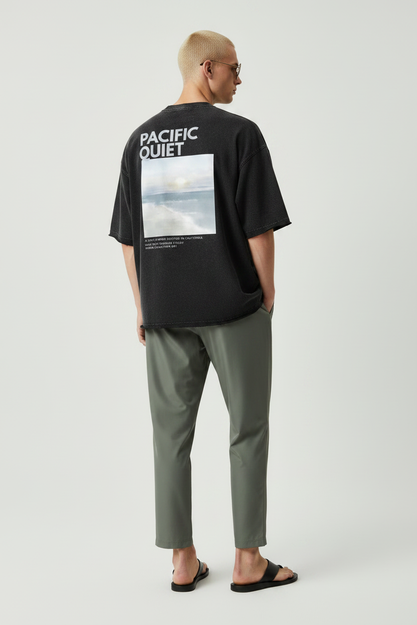 washed cotton oversized graphic tee streetwear style