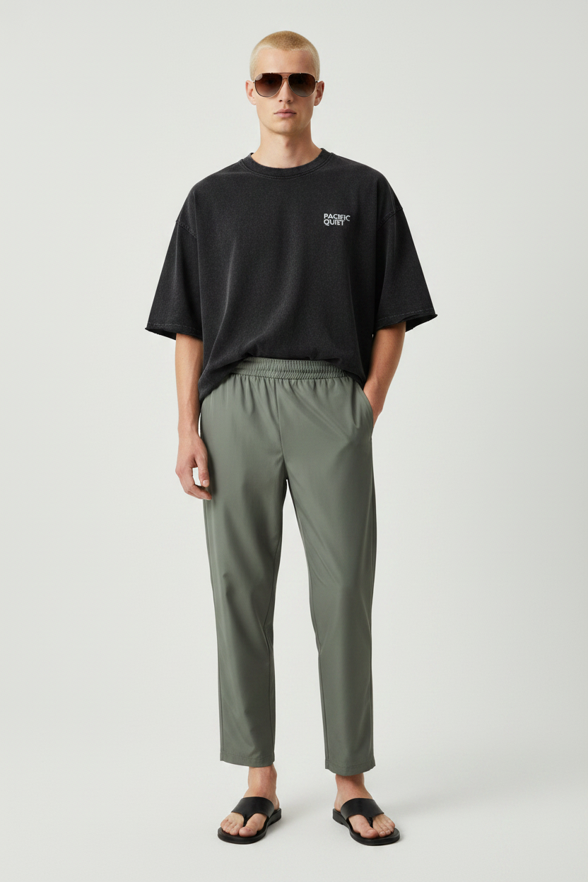pacific quiet vintage wash oversized cotton t-shirt