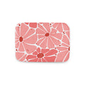 Pink Floral Abstract Memory Foam Bath Mat - Mirfia